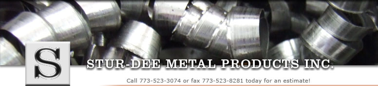 Stur-Dee Metal Products Inc. Call 773-523-3074 or fax 773-523-8281 today for an estimate!